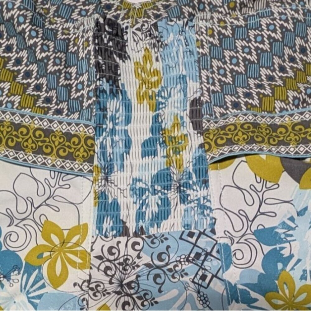 Athleta Halter Dress Womens Size 4 Floral Sundress Travel Hiking Smocking Pack - Picture 7 of 12